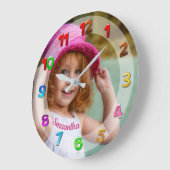 Je aangepaste Kinder fotoklok Grote Klok (Hoek)