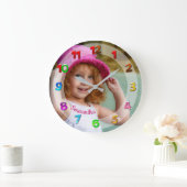 Je aangepaste Kinder fotoklok Grote Klok (Huis)