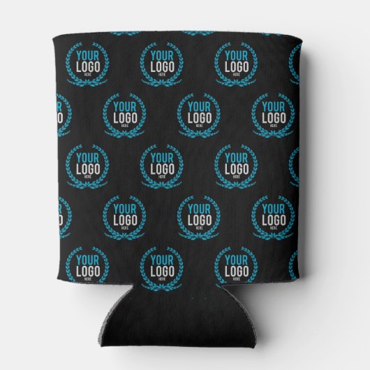 Je aangepaste Logo | Afbeelding over de gehele lin Blikjeskoeler (Achterkant)