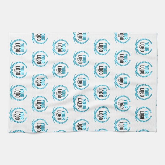 Je aangepaste Logo | Afbeelding over de gehele lin Theedoek (Horizontaal)