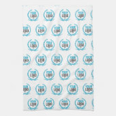 Je aangepaste Logo | Afbeelding over de gehele lin Theedoek (Verticaal)