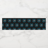 Je aangepaste Logo | Afbeelding over de gehele lin Waterfles Etiket (Enkel label)