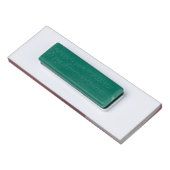 Je aangepaste Logo Bourgogne en witte titel Magnet Naambadge (Achterkant)