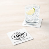 Je aangepaste Logo en tekst Kartonnen Onderzetters (Insitu)