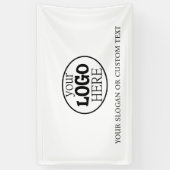 Je aangepaste Logo en tekst Spandoek (Verticaal)