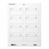 Je aangepaste Logo Etiket (Full Sheet)