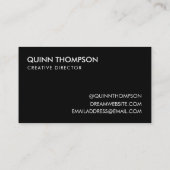 Je aangepaste Logo Visitekaartje (Achterkant)