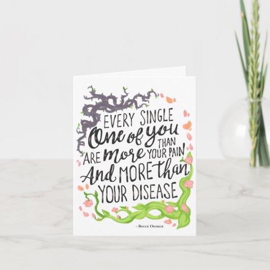 Je aangepaste notitie-Kaart Kaart (Voorkant)