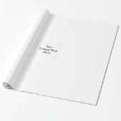 Je aangepaste opvulpapier cadeaupapier (Uitgerold)