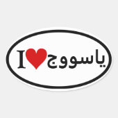 Je aangepaste ovale Stickers (Voorkant)