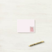 Je aangepaste Post-it® notes 4 x 3 (Op bureau)