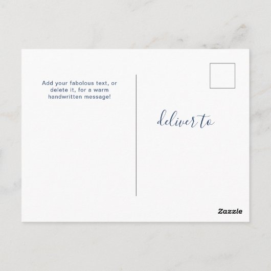 Je aangepaste tekst 6 foto's collage universeel briefkaart (Achterkant)