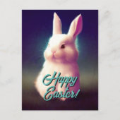 Je aangepaste tekst Happy Easter Bunny-Sjabloon Feestdagenkaart (Voorkant)