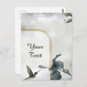 Je aangepaste tekst - Hummingbird op maat Briefkaart (Voorkant / Achterkant)