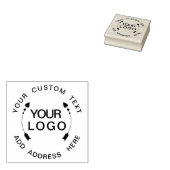 Je aangepaste tekst voegt Logo Professional Star R Rubberstempel (Gestempeld)