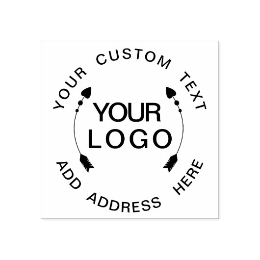 Je aangepaste tekst voegt Logo Professional Star R Rubberstempel (Afrduk)