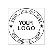 Je aangepaste tekst voegt Logo Professional Star t Rubberstempel (Afrduk)