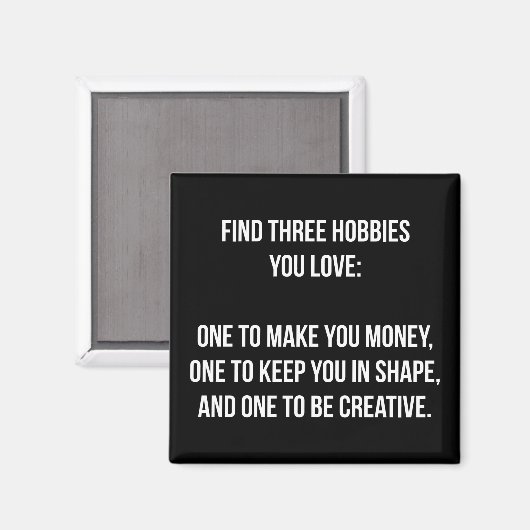 Je aangepaste vierkant magneet (Voorkant / Achterkant)