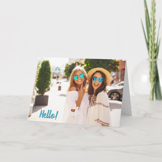 Je aangepaste volledige foto kaart (Voorkant)