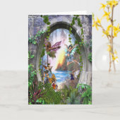 Je aangepaste Wenskaart Kaart (Gele Bloem)