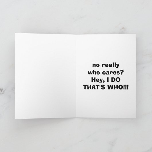 Je aangepaste Wenskaart Kaart (Binnen)