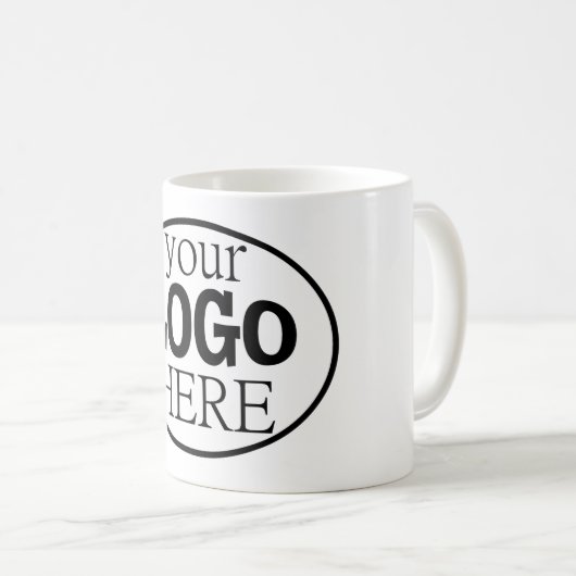 Je aangepaste zakelijke Logo Koffiemok (Voorkant rechts)