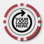 Je aangepaste zakelijke Logo Poker Chips (Voorkant)