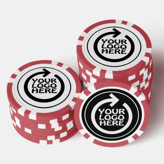 Je aangepaste zakelijke Logo Poker Chips (Opstapeling)