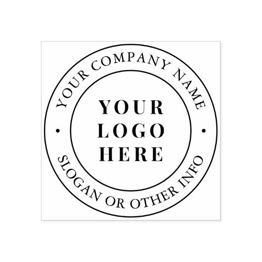 Je aangepaste zakelijke Logo Rubberstempel (Afrduk)