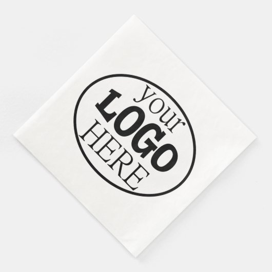 Je aangepaste zakelijke Logo Servet (Hoek)