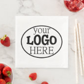 Je aangepaste zakelijke Logo Servet (Insitu)