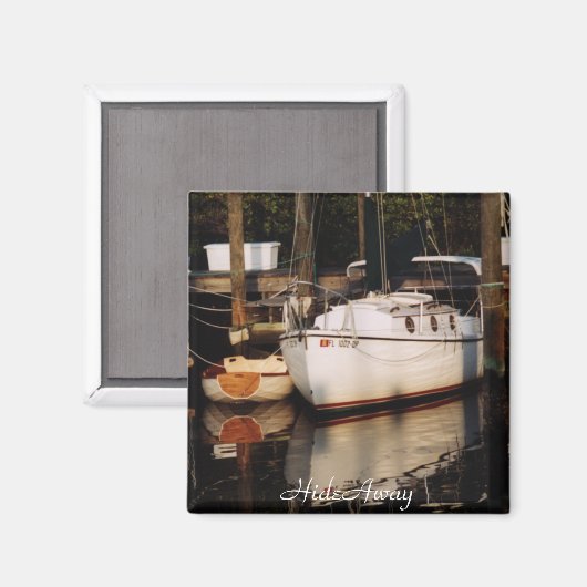 Je aangepaste zeilboot Magnet (Voorkant / Achterkant)