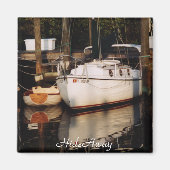 Je aangepaste zeilboot Magnet (Voorkant)