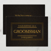 Je aanwezigheid is gewenst als getuige van de brui kaart (Voorkant / Achterkant)