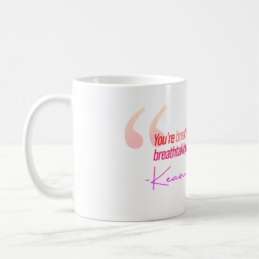 Je ademt. Keanu Reeves Koffiemok (Links)