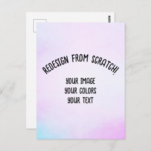 Je Afbeelding hier - Creëer je eigen Briefkaart (Voorkant / Achterkant)