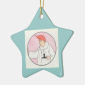 Je Afbeelding hier, moeder gooit sjabloon Keramisch Ornament (Links)