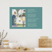 Je Afbeelding hier, moeder gooit sjabloon Poster (Keuken)