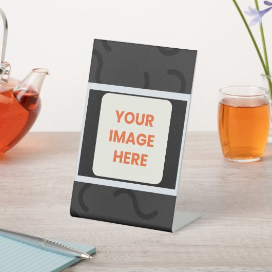 je afbeelding hier reclamebord met voetstuk (Insitu)