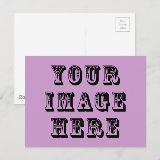 Je Afbeelding op Briefkaart (Voorkant / Achterkant)