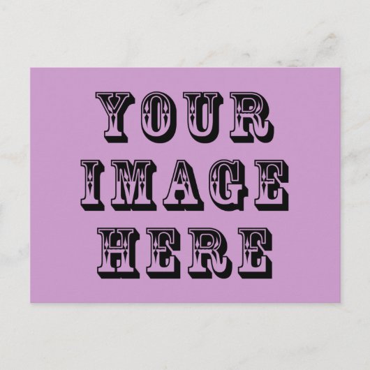 Je Afbeelding op Briefkaart (Voorkant)