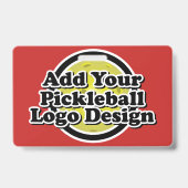 Je Afbeelding Pickleball Badge (Achterkant)