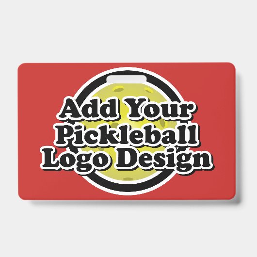 Je Afbeelding Pickleball Badge (Voorkant)