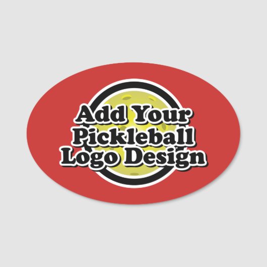 Je Afbeelding Pickleball Naamplaatje (Voorkant)