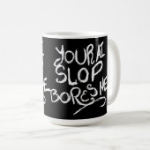 Je AI-brij Boring Me Koffiemok (Voorkant rechts)