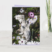 Je Angels zijn altijd bij je bloemenbloem. Kaart (Achterkant)