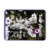 Je Angels zijn altijd bij je bloemenbloem. Magneet (Horizontaal)