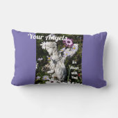 Je Angels zijn altijd bij je, Floral Angel Kussen (Achterkant)