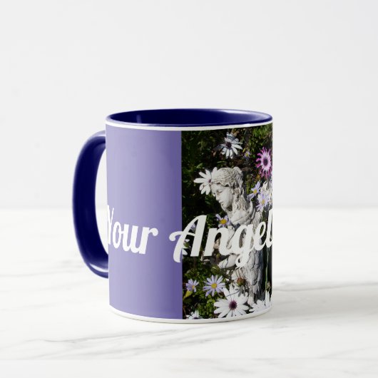 Je Angels zijn altijd bij je, Floral Angel Mok (Voorkant links)