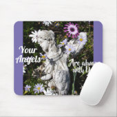 Je Angels zijn altijd bij je, Floral Angel Muismat (Met muis)
